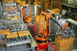 integración de robots en procesos industriales